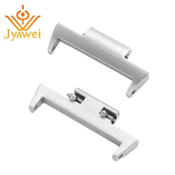 Premium Stainless Steel Double - Head Quick Release Watch Band Connector, 12mm (Silver)