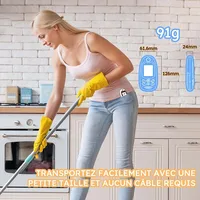 BOIFUN Радионяня с камерой Портативная функция Vox Датчик температуры Видео 2,4 ГГц Умный режим ожидания 720p Двунаправленный голос — изображение 6