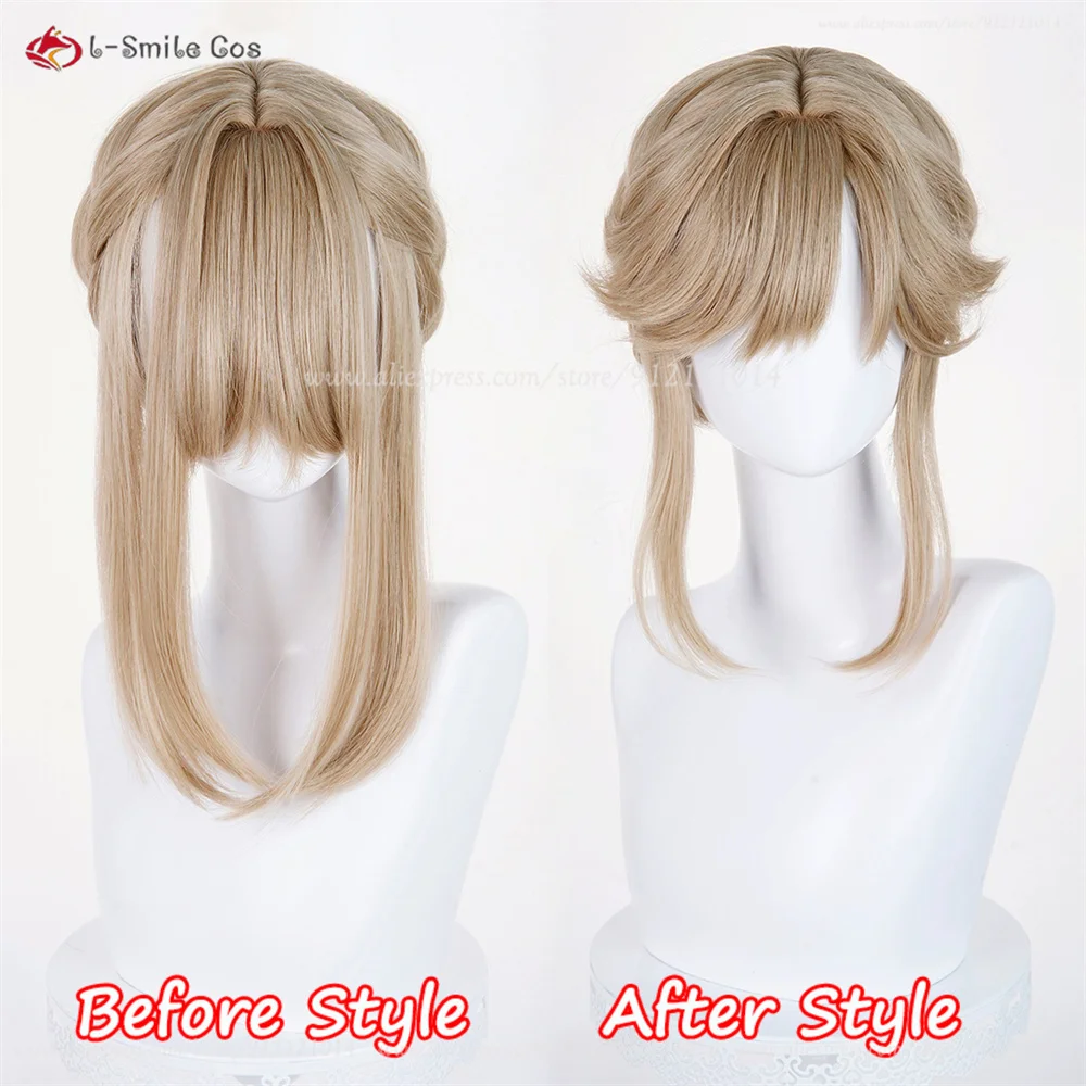 Nikke Aide Cosplay Perücke Braun Synthetik Hitzebeständig für Bunny Girl Anime Halloween 3