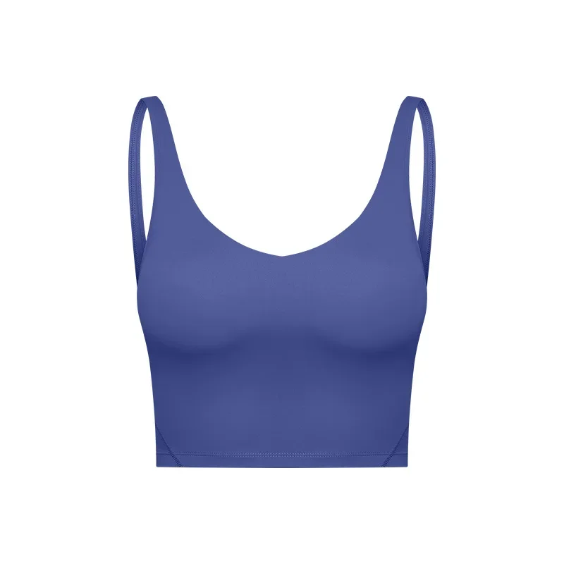 Solid Color Women Sports Bras Gathered Without Steel Ring Running Vest Fitness Front Zipper Sexy Shockproof Underwear