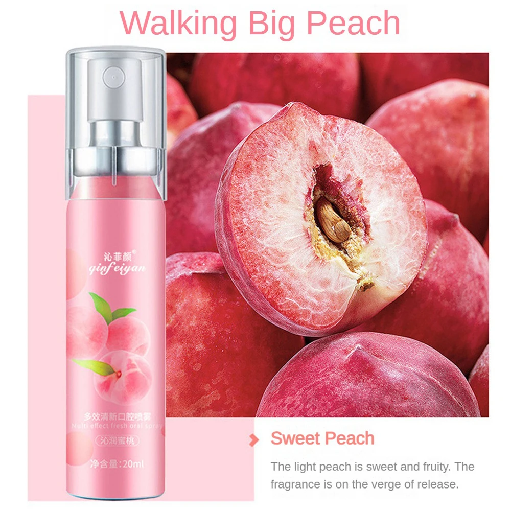 Fruity Oral Spray Removes Bad Breath Long-lasting Fresh Mouth Spray Portable Disposable Breath Freshener Refreshing Oral Care