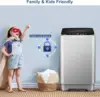 Washing Machine, Portable 25 LBS Full Washing Machine with LED Display & 10 Programs & 8 Water Levels Selections & Drain Pump, C 5
