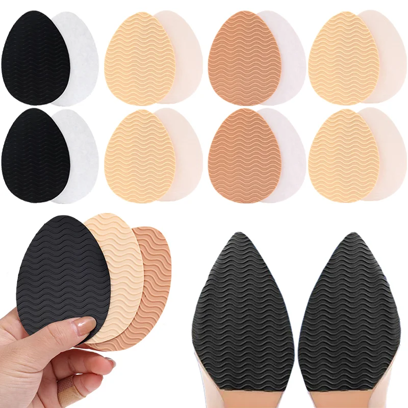 

Silicone Forefoot Pads Shoes Soles Protector Anti-slip Repair Outsoles Self-adhesive Sticker High Heel Care Bottom Patch Insole