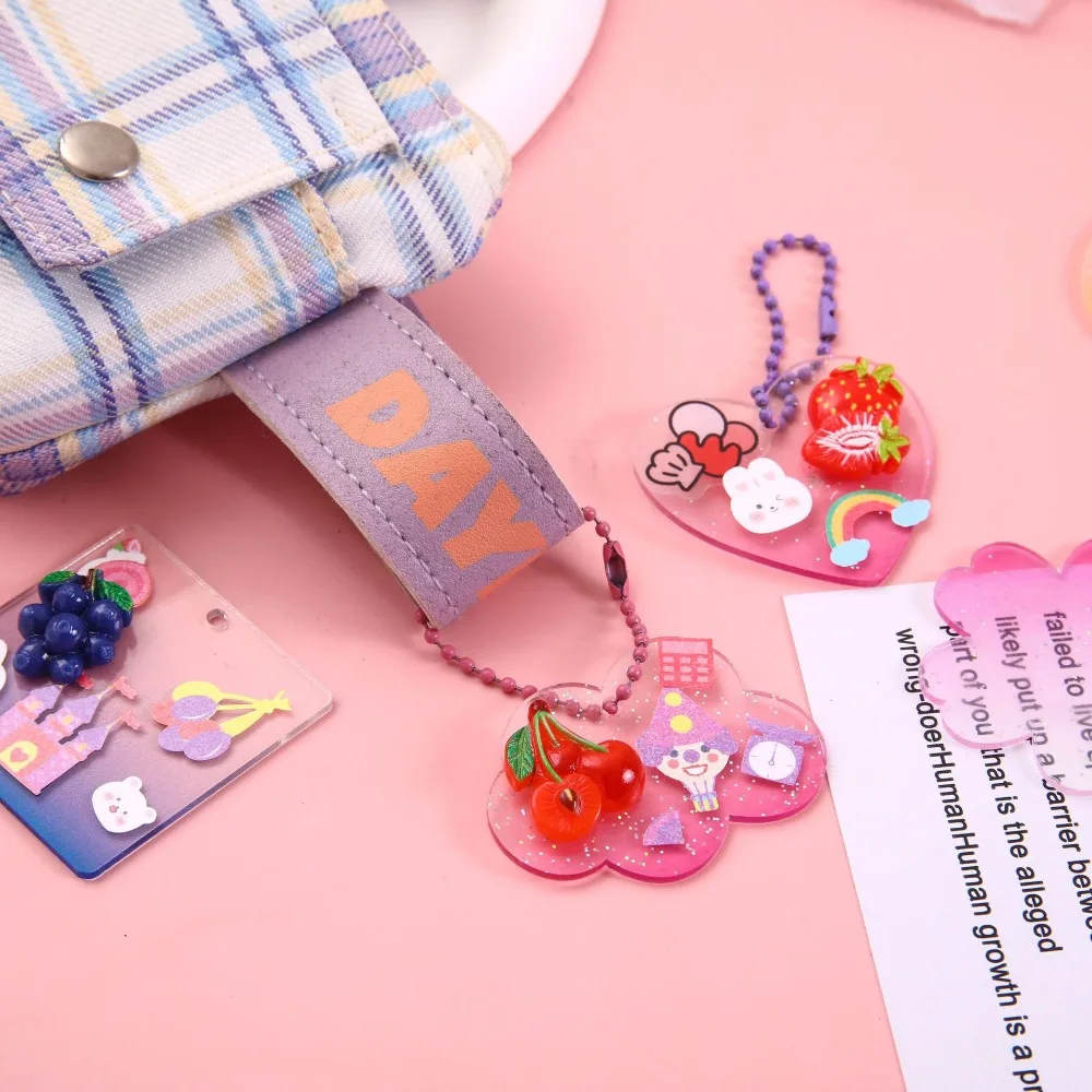 DIY 3D Sticker Making Handmade Kawaii Keychain Making Kit Kawaii Keychain Making  Kit DIY 3D Exchange Gift For Kids Birthday - AliExpress
