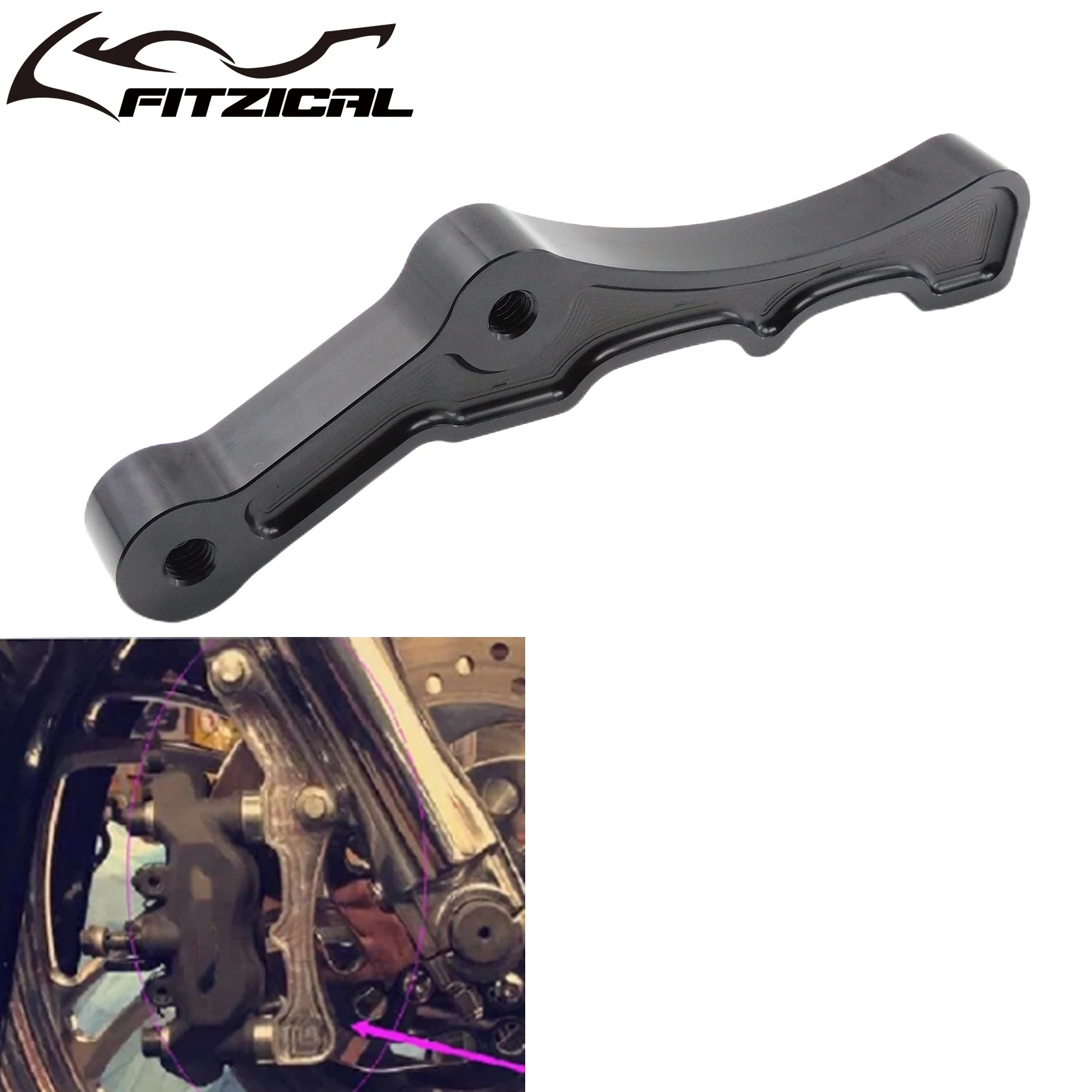 

Кронштейн тормозной суппорта CNC для мотоцикла, радиальный передний тормозной зажим, Алюминиевое Крепление для Harley Sportster XL883 Touring Softail Dyna FL