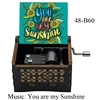 You Are My Sunshine Music Box Black Wooden New Design Friend Husband Wife Girlfriend Daughter Birthday Christmas Cute Gifts 1