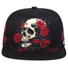 New Fashion Printed Skull Adjustable Snapback Cap Unisex Outdoor Sport Baseball Cap Man Hot Sale Hip Hop Baseball Hat 4