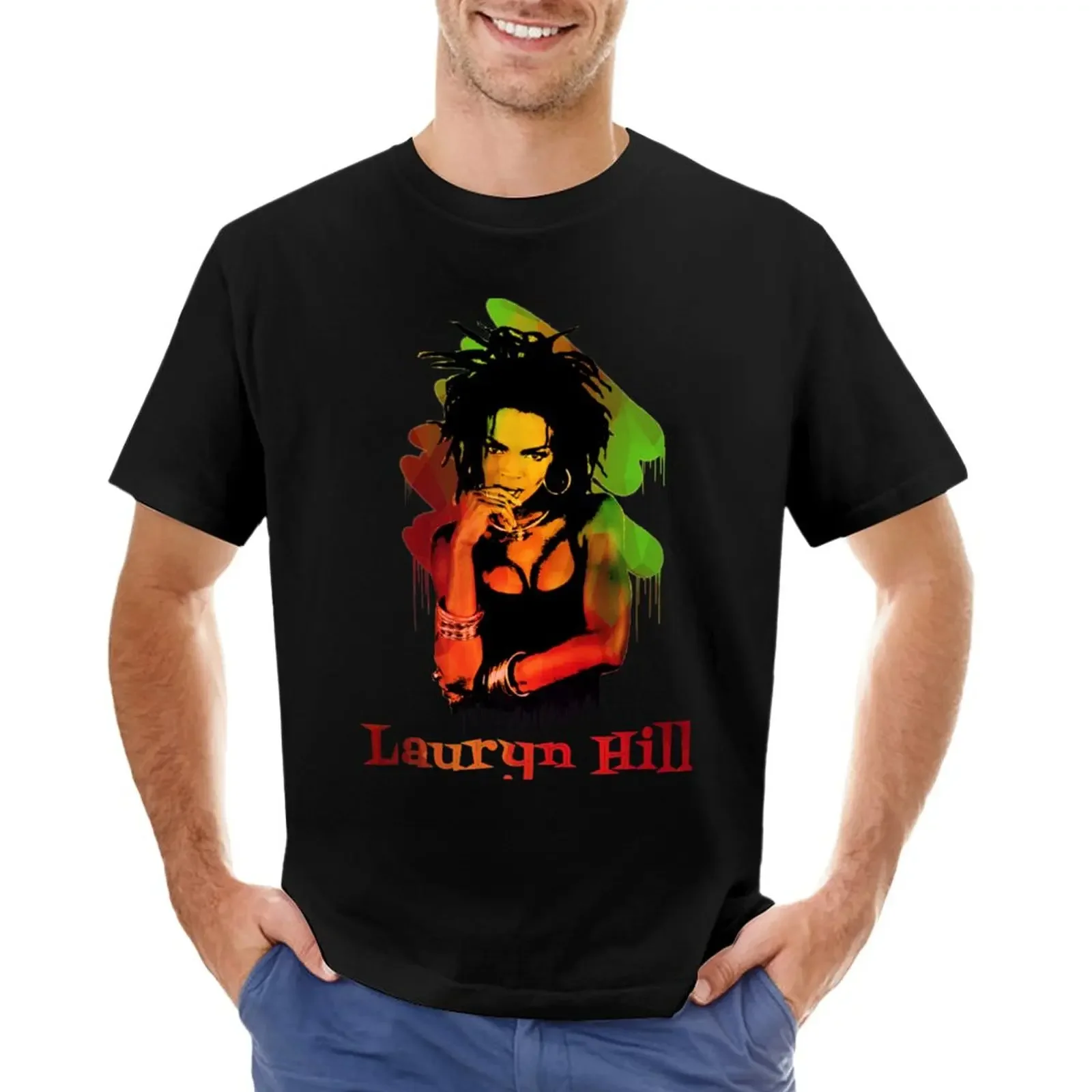 

Funny Gift Lauryn Hills fans T-Shirt Short sleeve tee quick-drying blanks Men's t-shirts