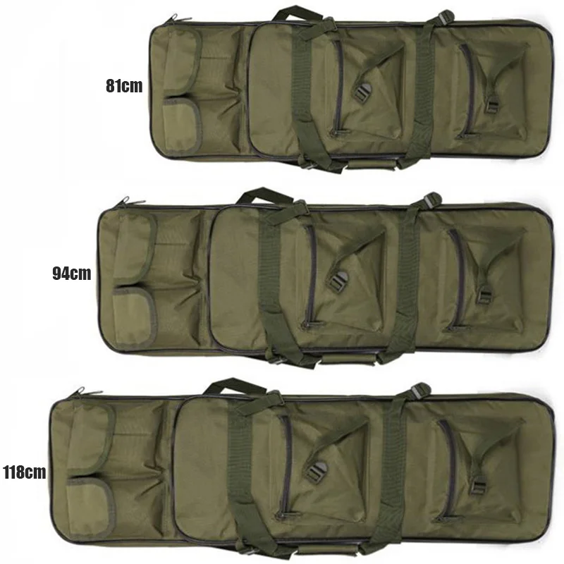 81/94/115cm Gun Case Shoulder Shooting Hunting And Equipment Weapon Airsoft Rifle Case Tactical Military Gun Bag Accessories