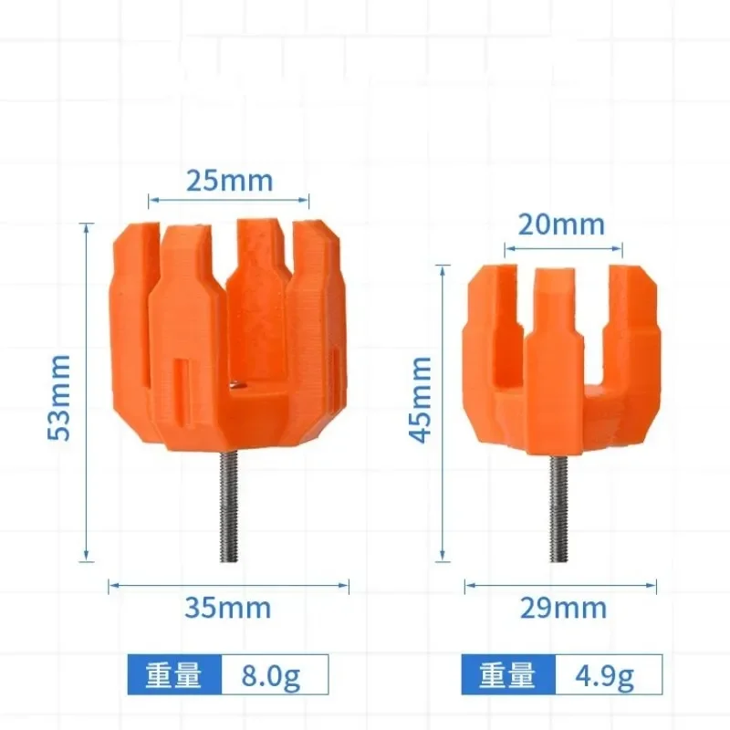 MSWZ TS007 2 IN 1 Paint Shaker Fixing Clamp 20MM/25MM for Modelers Hobby Tool Paint Mixing/Shaking Fixing Clip
