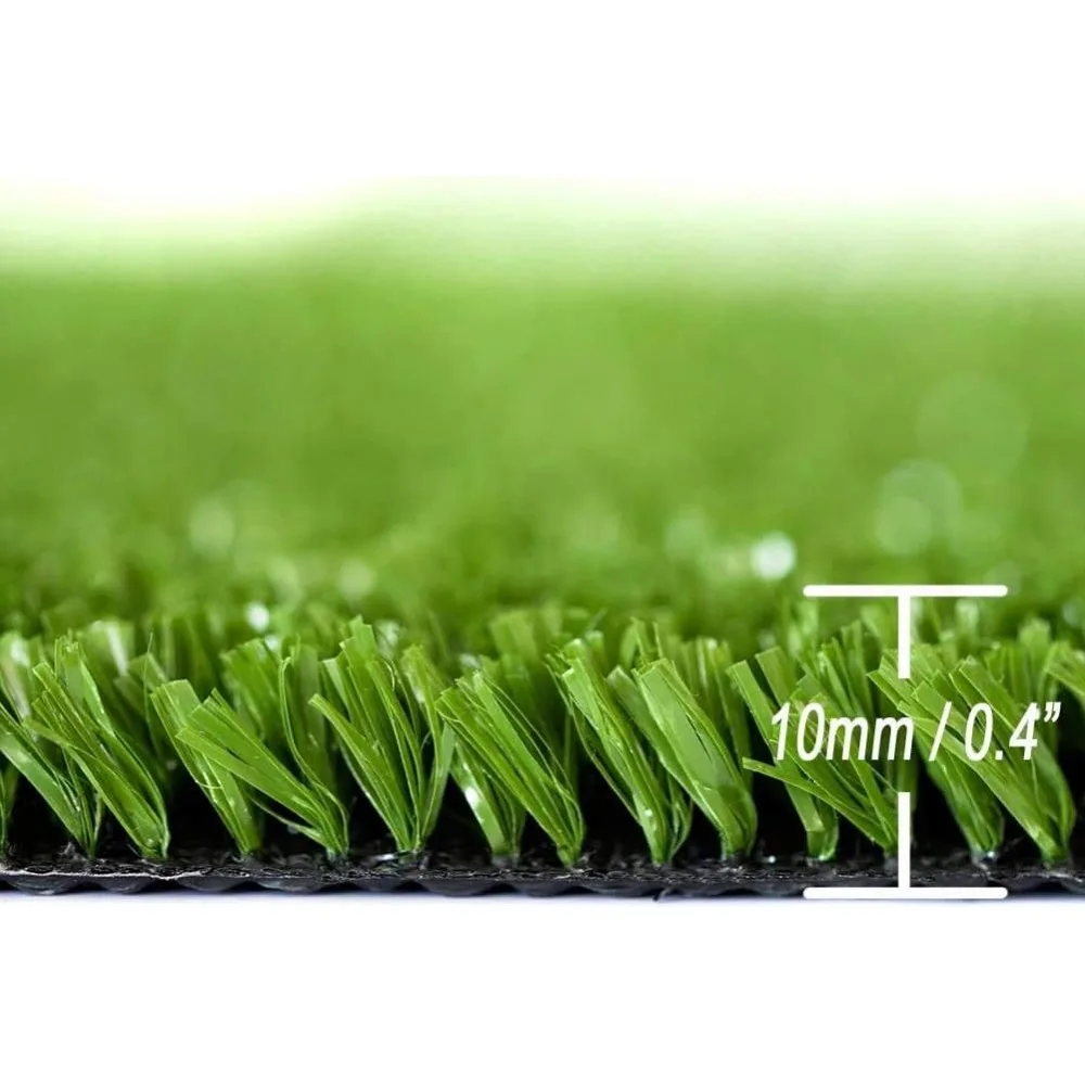 Artificial Grass Lawn10'x13', Synthetic Turf Grasses Rug Grasses Height 0.4" for Home Backyard Patio Balcony, Artificial Grass