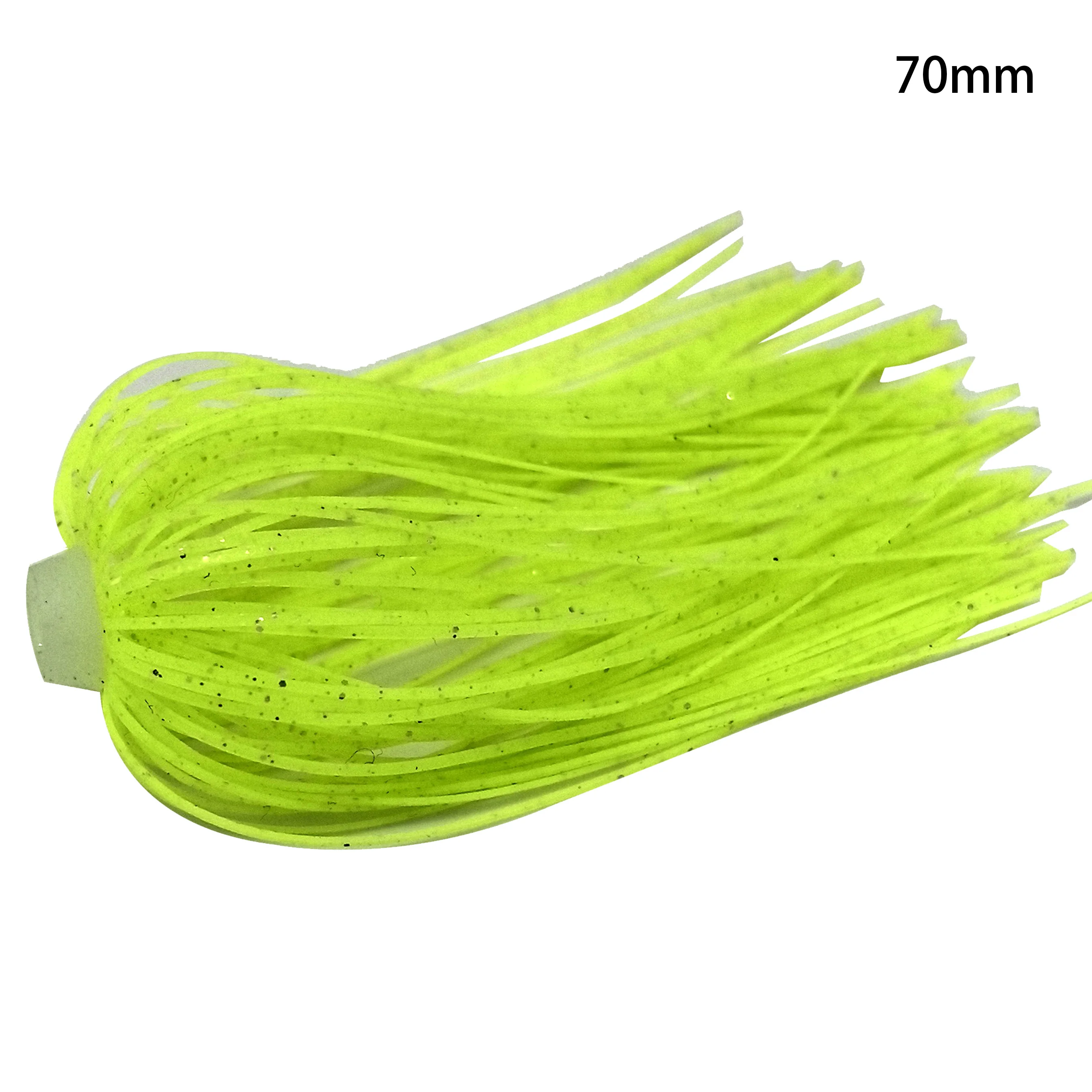 Set of 5 Silicone Skirts for Fishing Lures - 70mm Elastic Umbrella Design