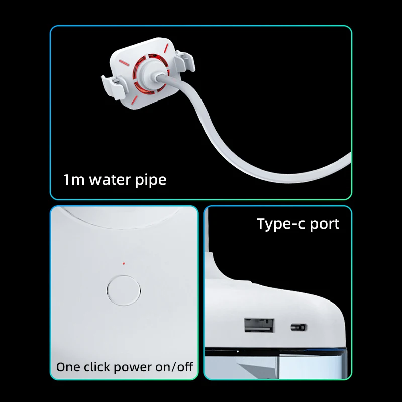 Phone Cooler S2 Water-cooled Silent Magnetic Suction Game Live Broadcast Liquid Cooler For Iphone Android
