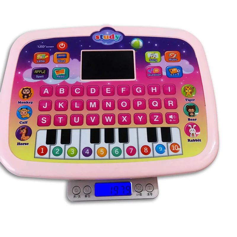 Ipad Tablet Learning Machine Functional IC Generate Sound and Light Touch Screen Tablet Toy learning toys