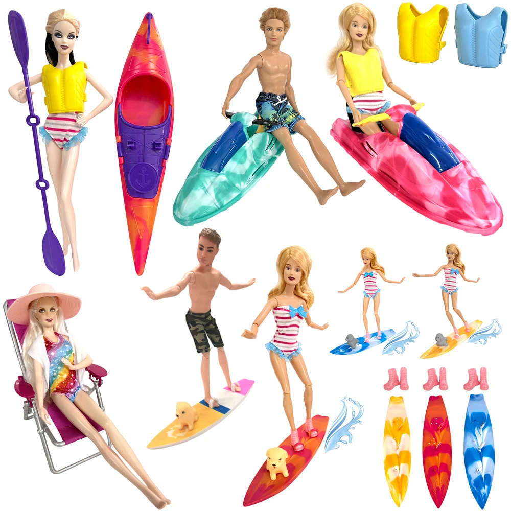 Nk Mixed Toys Fashion Seaside Beach Pants For Ken Doll Motorboat