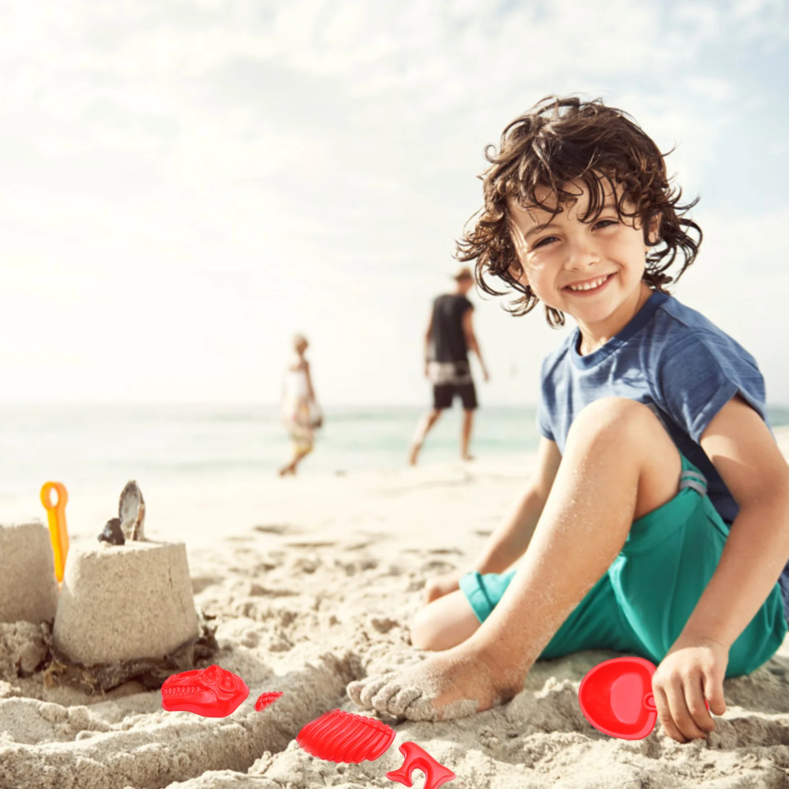 Mold Beach Toy Sand Dinosaur Molds Kids Toys Children’s for DIY Plastic Playing with Plasticine 4