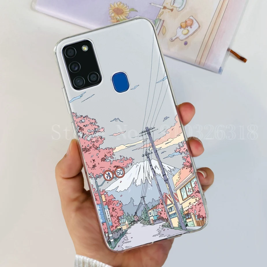 Stylish Painted Soft Slim Phone Case with Bumper