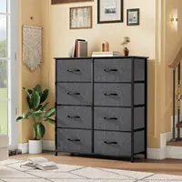 8-Drawer Fabric Dresser for Bedroom, Living Room, or Closet Storage 2
