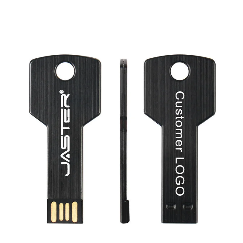 Chiavetta In Metallo Chiavetta Usb Portatile 2.0 Chiavetta Usb Con Incisione Laser Gratuita 64Gb/32Gb/16Gb/8Gb/4Gb Memory Stick Capacità Reale