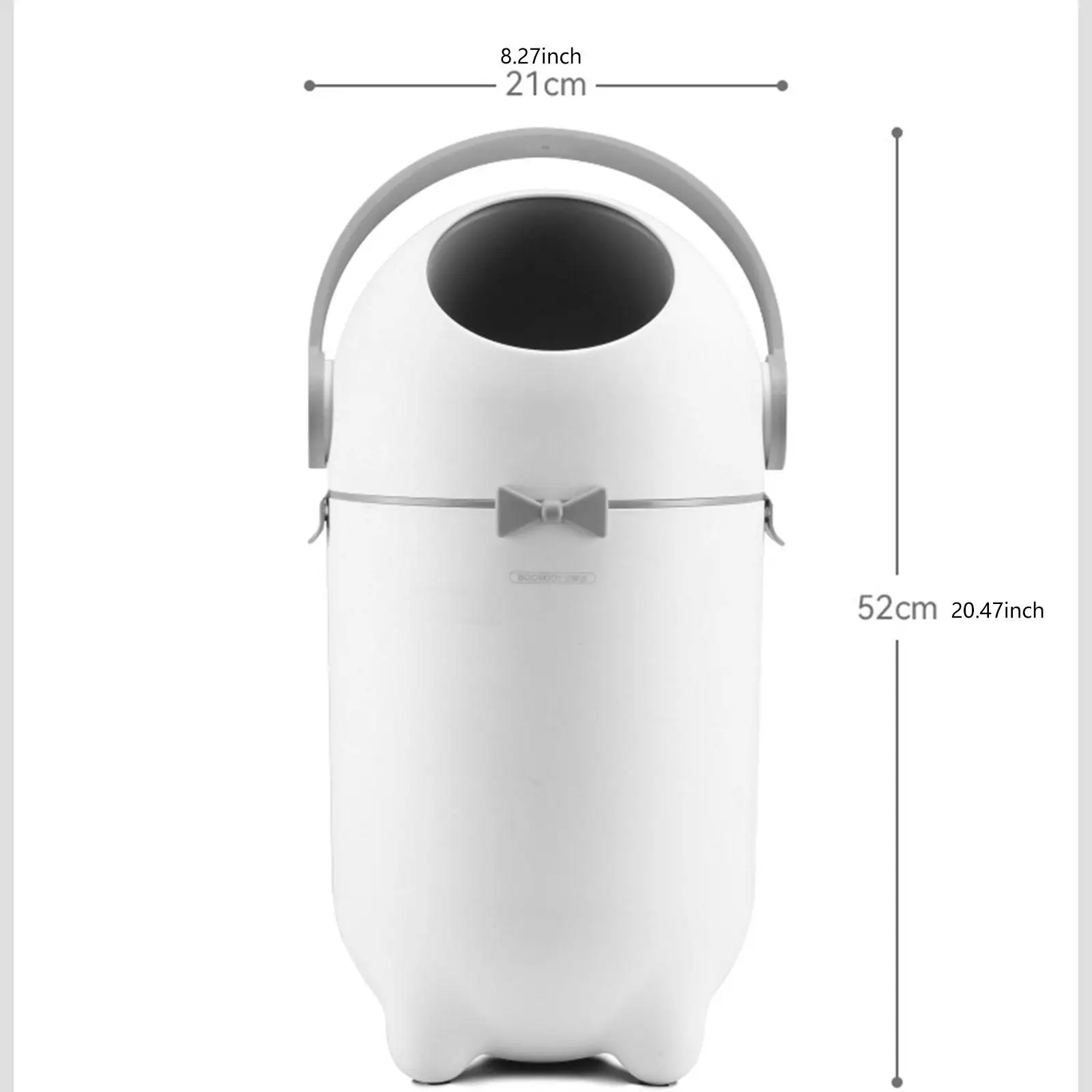 15 L Diaper Trash Can Waste Container for Farmhouse Restaurant Study Room