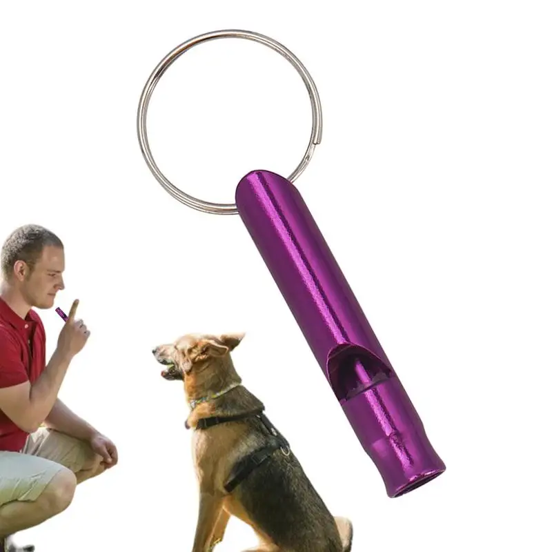 Ultrasonic Dog Whistle Aluminum Alloy Recall Anti Barking Training Behavior Aids dog whistle