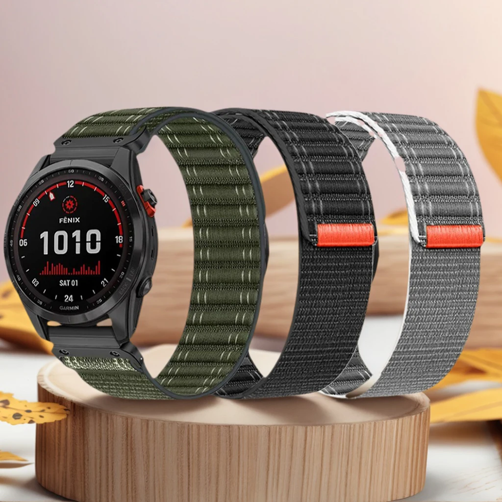 Elastic Nylon Quick Fit Strap, 22mm/26mm,
