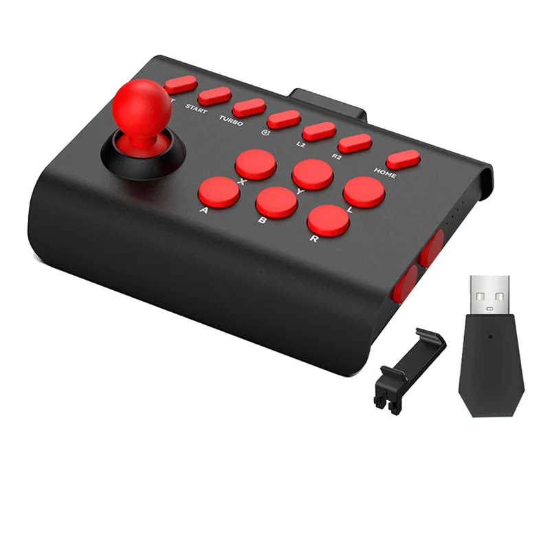 Wireless Arcade Game Console+2.4G Adapter Bluetooth Joystick Controller For Nintendo Switch PS4 PS3 PC Mobile Phone Durable C