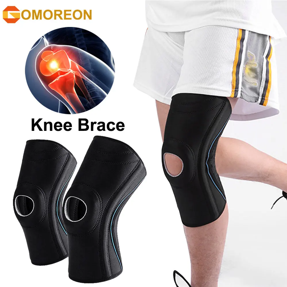 

Knee Braces for Knee Pain Wraps Patella Stabilizer with Spring Support, Hinged Kneepads Protector for Meniscus Tear Arthritis