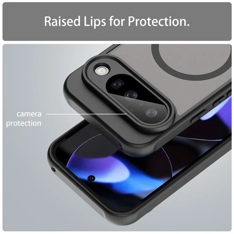 Translucent Matte Magnetic Shockproof Phone Case