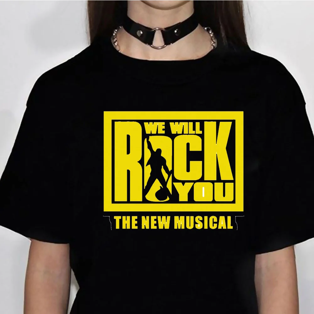 Freddie Mercury Queen Band t-shirts women haruku designer anime tshirt female y2k clothing913_voghion.com