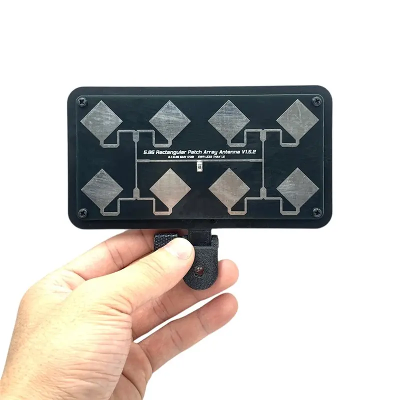 Electronexus-HT1727 고이득 17Dbi 5.8Ghz 방향성 패치 안테나 플랫 패널 어레이(새로운 제품용 고정 날개 FPV용), HT1727 High Gai