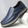 Autumn Handmade Genuine Leather Casual Shoes Winter sneaker Men's Loafers Youth Driving Shoes man Formal Shoes Elderly Footwear