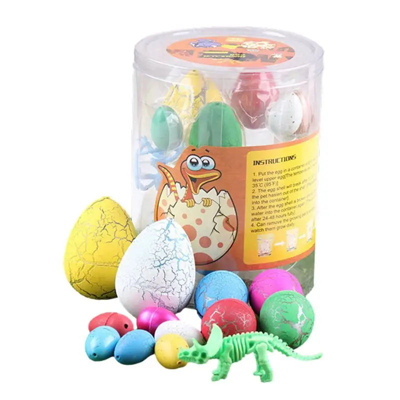 

Вылупляющиеся яйца динозавров 12 шт трещины растущие динозавры яйца игрушки которые лючков в воде изучение науки обучения технические принадлежности Археология