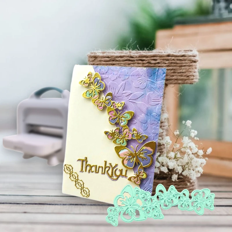 

Бумажные изделия 2023 Новые поступления цветные металлические штампы для скрапбукинга бабочки штампы мята SS творческие наборы для изготовления открыток