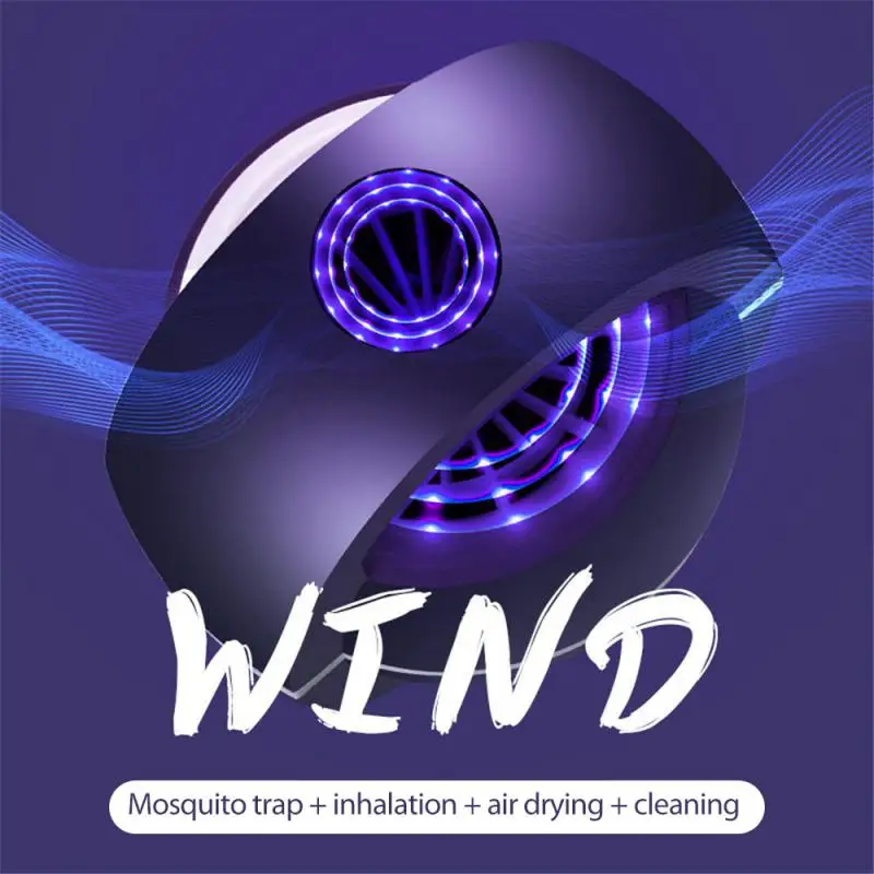 Asteroid Mosquito Killer Lamp Usb Electric Mosquito Lamp Photocatalysis Mute Home Led Bug Zapper Insect Trap Radiationless