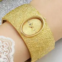 ASJ Gold Luxury Bark Pattern Women's Bracelet Watch reloj mujer Simple watch for women relojes para damas