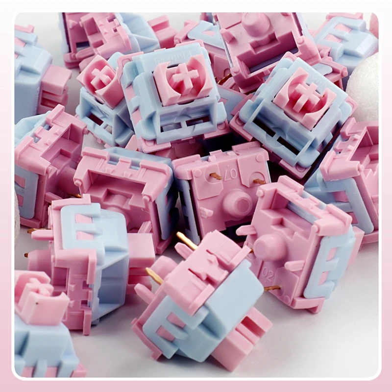 キーボード PHYLINA Pink Lightning Pro Switch 61pcs Amazon.com: ZMX Cherry Blossom Pink and White Keyboard,60