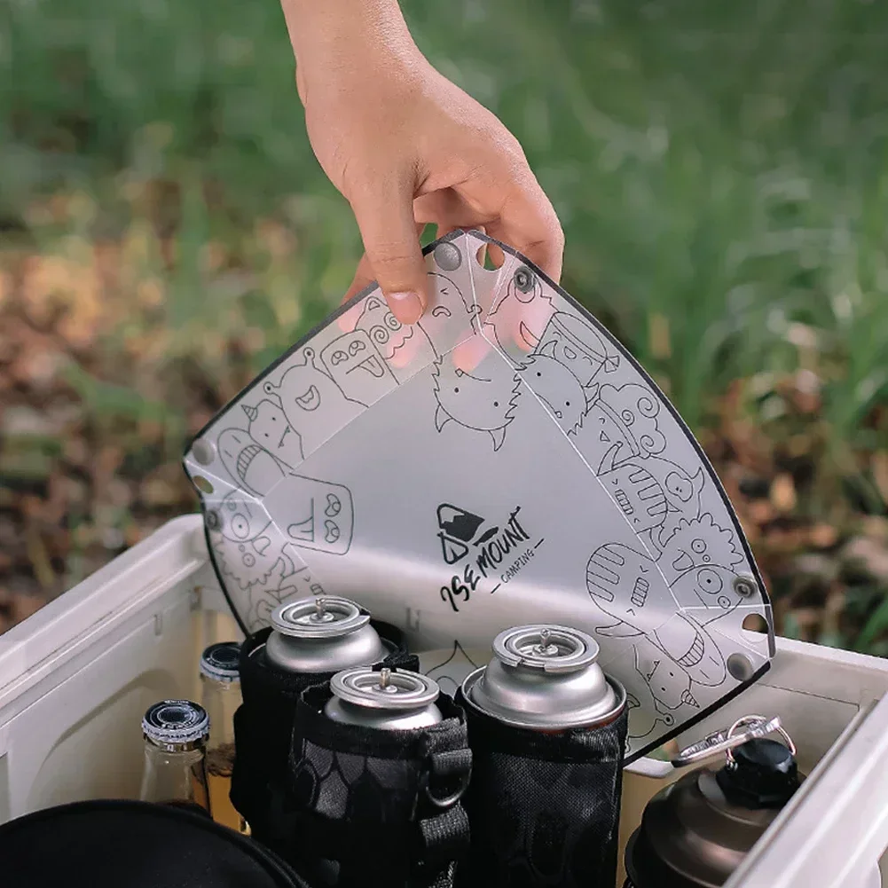 Portable Folding Tableware Set for Camping and Outdoor Use