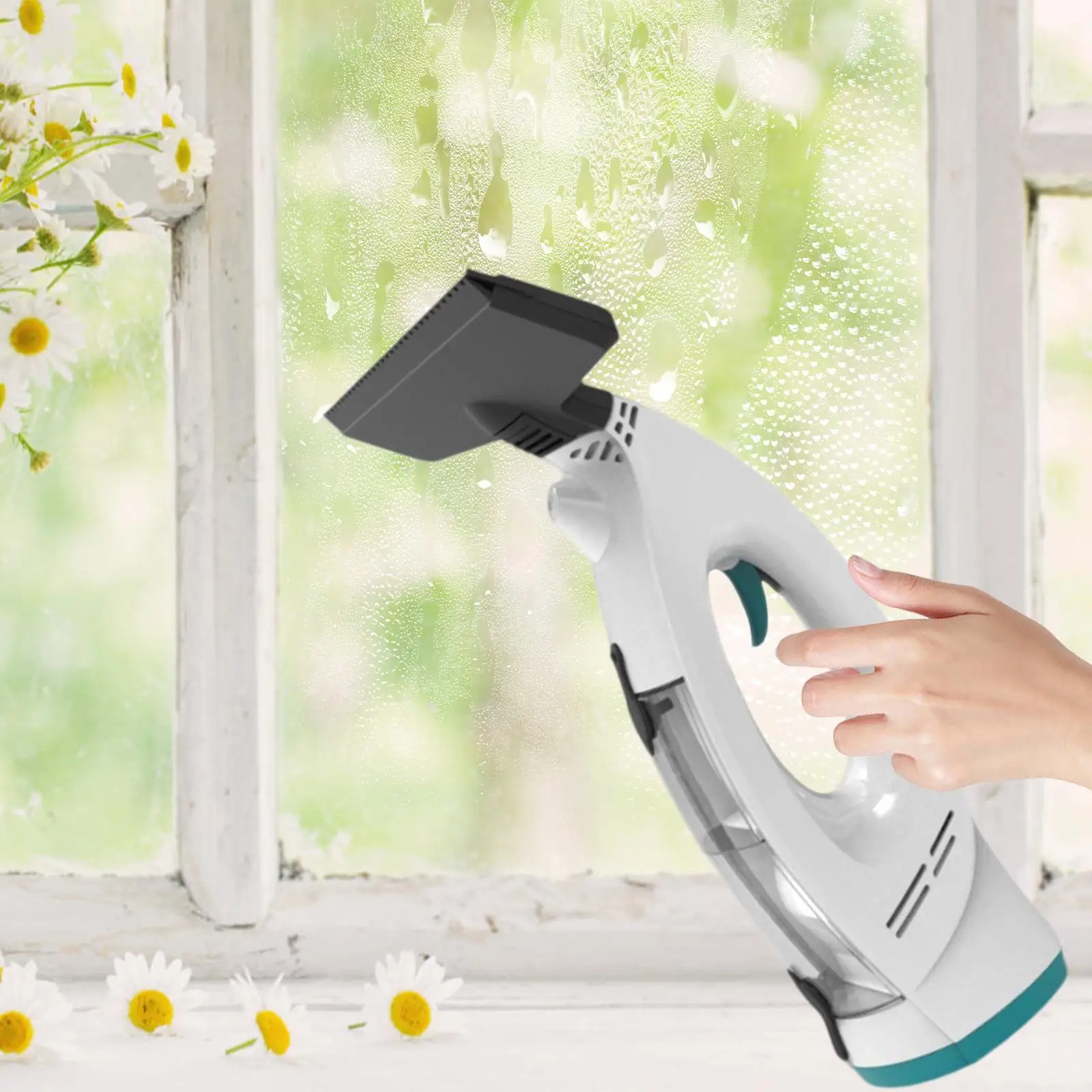 Window Squeegee Cleaner Rechargeable Window Vacuum Squeegee Handheld Glass Cleaner Glass Countertops Showers Car Bathroom