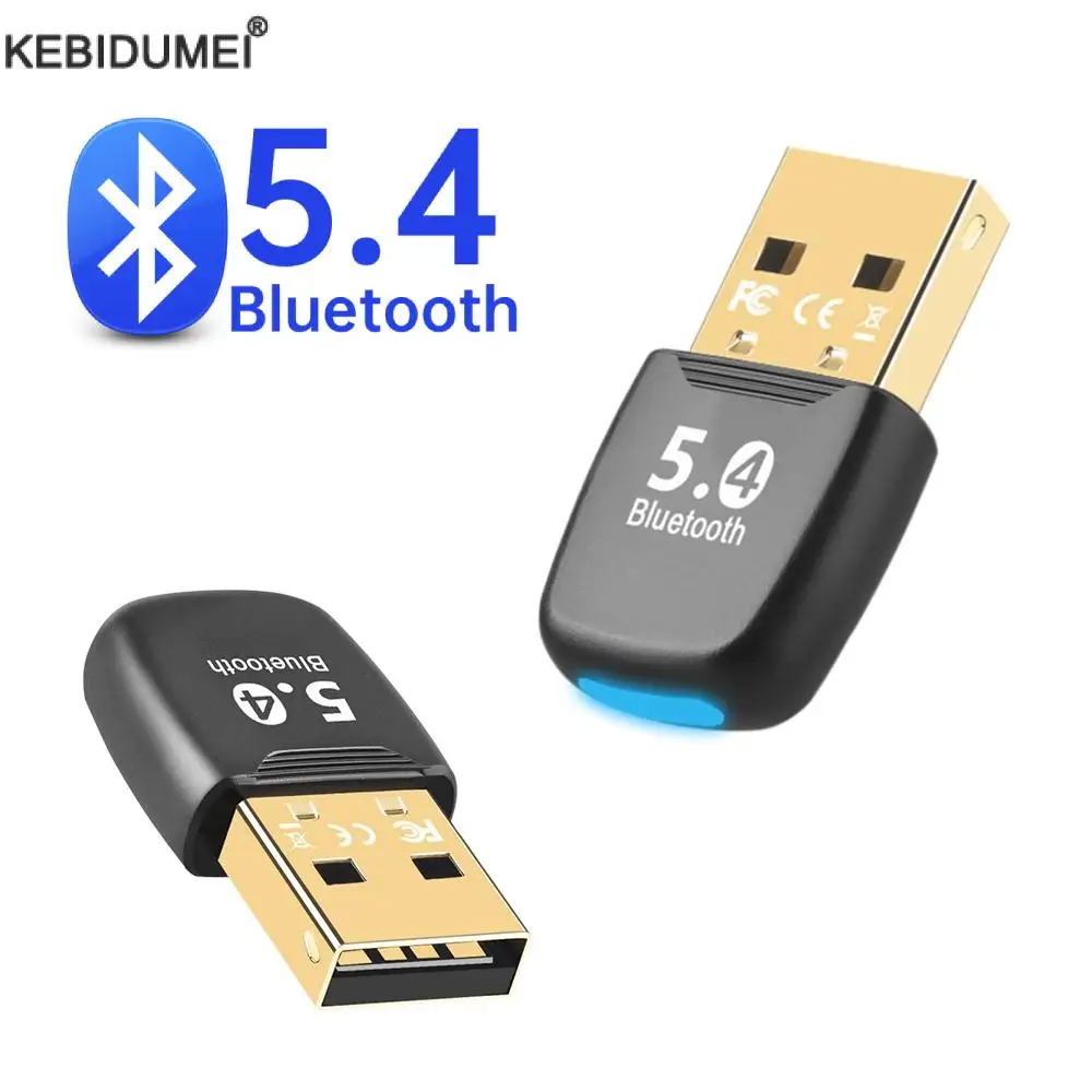 thumbnail image 2 of Bluetooth Adapter 5.4 For PC, USB Bluetooth Adapter Dongle, USB EDR 2 of 11