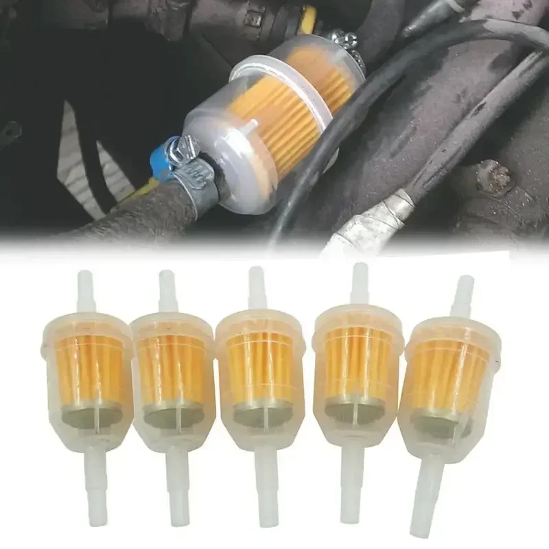 Motorcycle Fuel Filter Gasoline Oil Filter Pipes 1-6pcs 6MM-8MM For Small Engine Lawn Mower Motorcycle