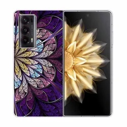 Elegant Marble Design Transparent Hard Case for Honor Magic V2 (15)