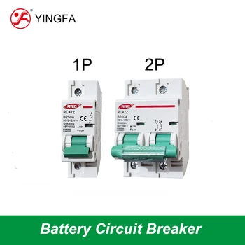 Interruttore pneumatico CC 1P 2P 160A 200A 250A Interruttore automatico 12V - 125V per sistema solare da 6,2 kW - 10,2 kW tra inverter e batteria