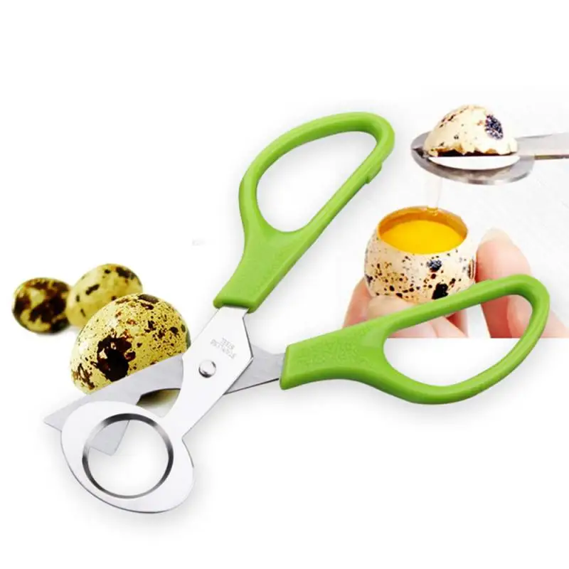 Quail Egg Opener Bird Egg Scissors Stainless Steel Cutters Eggshell Cutters Opener Kitchen Hand Tools Scissors Gadgets