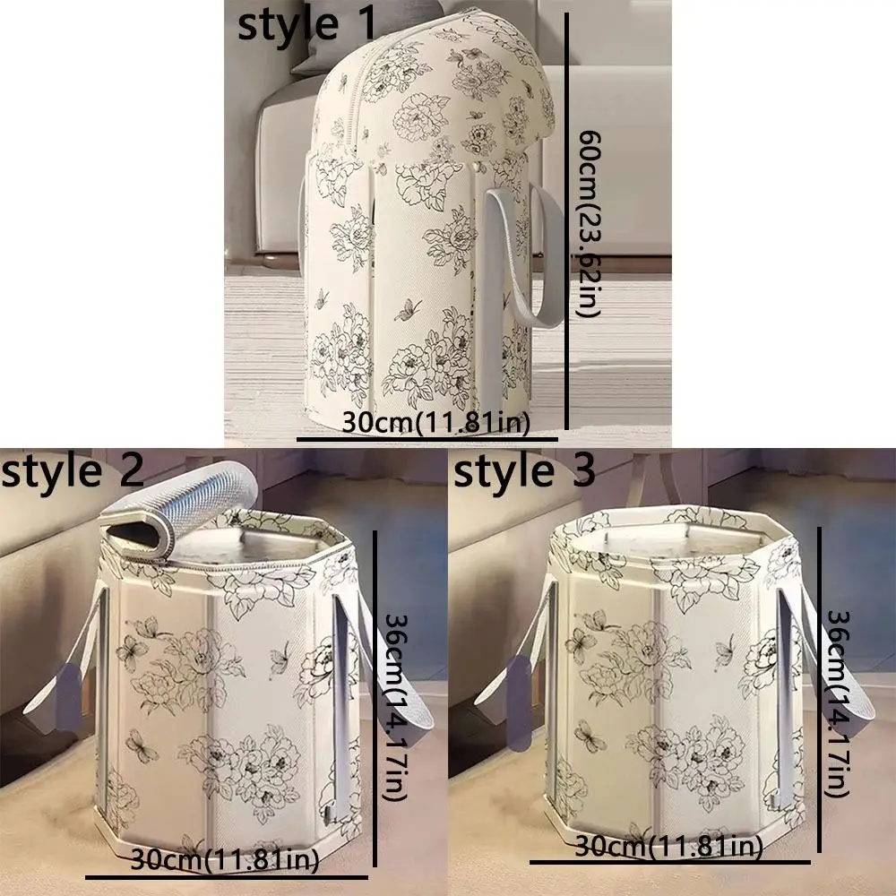 Collapsible Foot Bath Soaking Bucket Heat Preservation Large Capacity Foot Bath Bag with Handles Knee High Cover