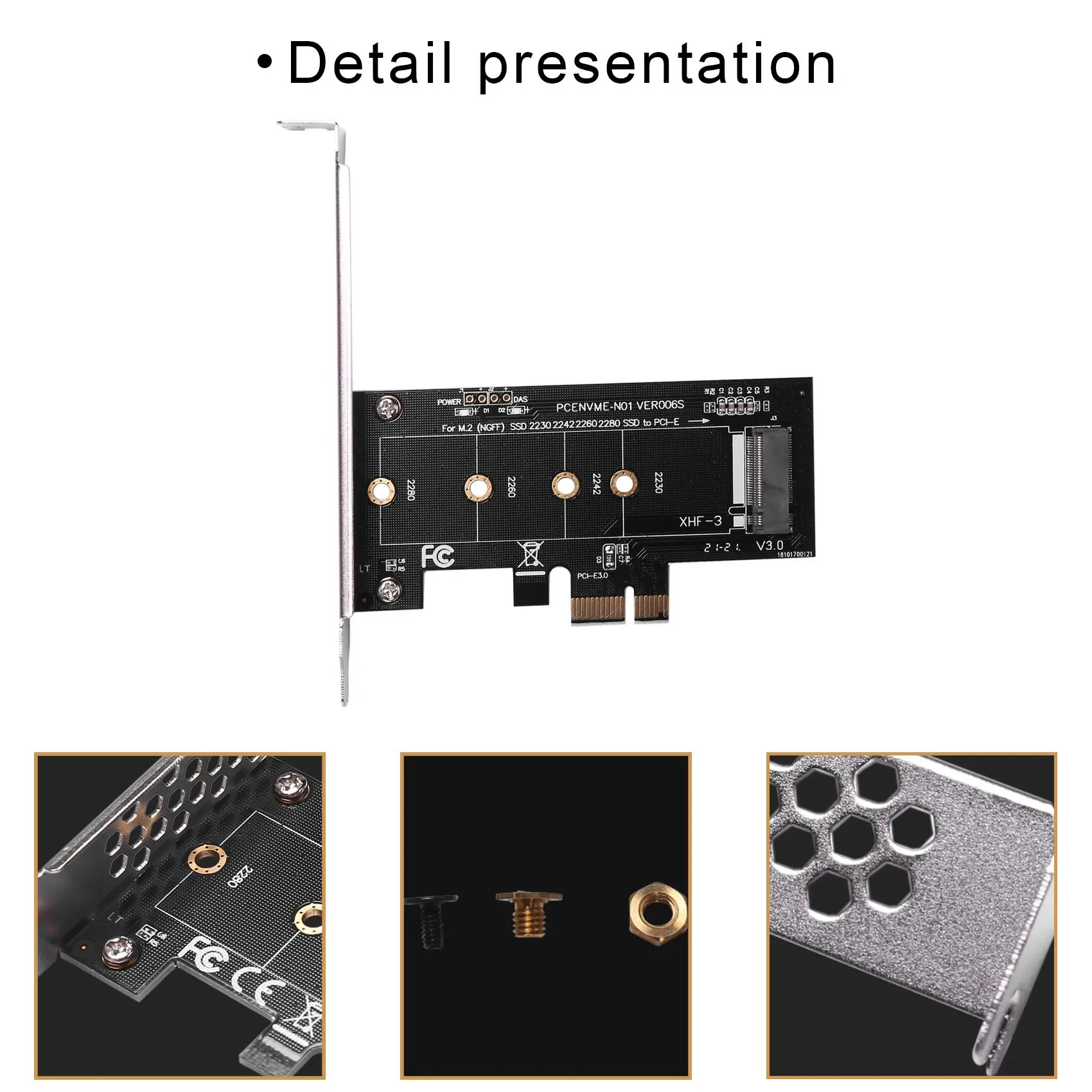 카드에 PCIE-M2 어댑터, PCI 익스프레스 3.0 X1 라이저 어댑터 추가