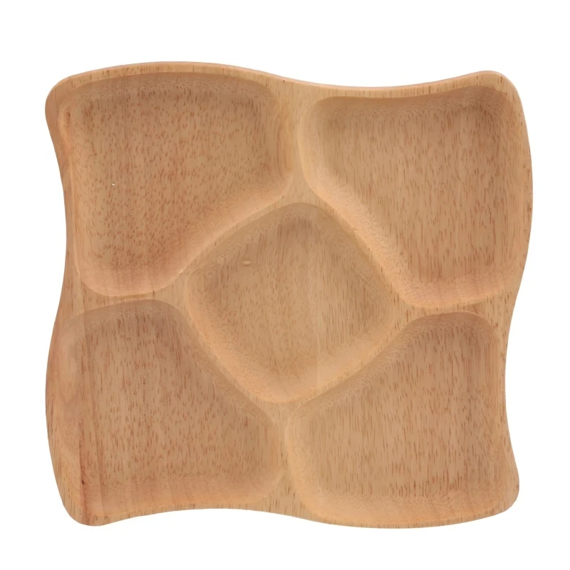 Whole Acacia Wood Decorate The Tea Tray Dinner Fruit Dishes Dried Fruit Saucer Sundries Plate Afternoon Tea Tableware Set
