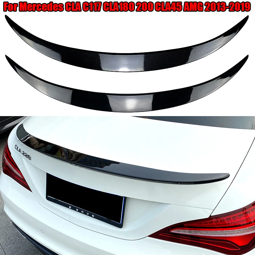 

Спойлер для заднего багажника автомобиля для Mercedes-Benz CLA-class C117 CLA180 200 CLA45 2013-2019, сплиттер для кузова, комплект для отделки крыльев спойлера