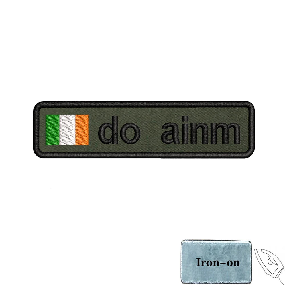 1PC 10cmX2.5cm Custom Name flag Patch Stripes Badge tags Iron On Or Hook Loop Army green Estonia Austria Bulgaria Luxembourg clothing patches embroidered patches custom name patches tactical patches