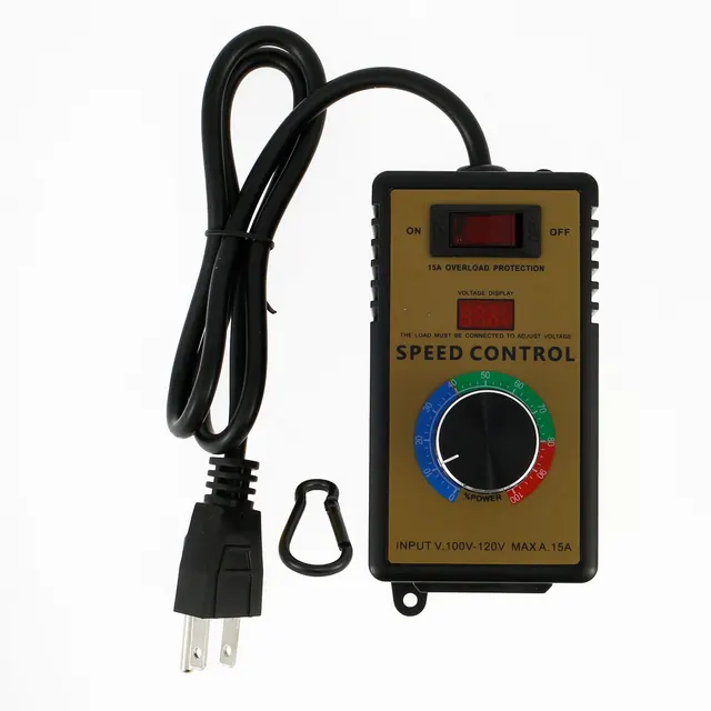 AC Motor Speed Controller - 120V 15A 4000W Variable Fan Speed Regulator With Overload Protection - View #11